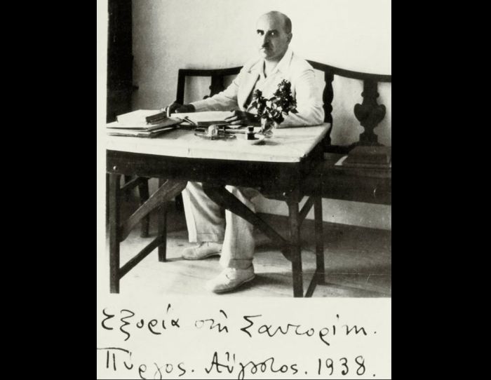 &Omicron; &Delta;&eta;&mu;ή&tau;&rho;&eta;&sigmaf; &Gamma;&lambda;&eta;&nu;ό&sigmaf; &gamma;&iota;&alpha; &tau;&eta;&nu; &laquo;&alpha;&gamma;&rho;&alpha;&mu;&mu;&alpha;&tau;&omicron;&sigma;ύ&nu;&eta;&raquo; &tau;&eta;&sigmaf; &nu;&epsilon;&omicron;&lambda;&alpha;ί&alpha;&sigmaf;