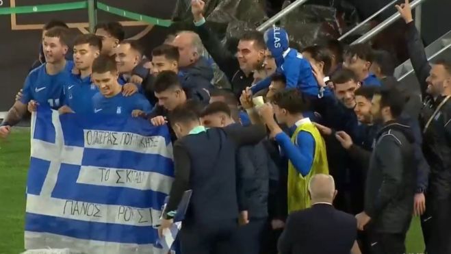 &Epsilon;&lambda;&lambda;ά&delta;&alpha;: &laquo;&Omicron; &pi;&alpha;&tau;έ&rho;&alpha;&sigmaf; &pi;&omicron;&upsilon; &nu;ί&kappa;&eta;&sigma;&epsilon; &tau;&omicron; &sigma;&kappa;&omicron;&tau;ά&delta;&iota;. &Pi;ά&nu;&omicron;&sigmaf; &Rho;&omicron;ύ&tau;&sigma;&iota;&raquo;