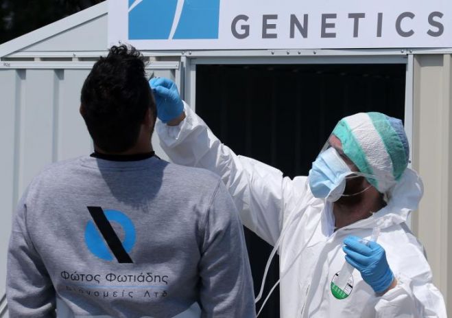 &Kappa;ύ&pi;&rho;&omicron;&sigmaf;: Έ&nu;&alpha; &nu;έ&omicron; &pi;&epsilon;&rho;&iota;&sigma;&tau;&alpha;&tau;&iota;&kappa;ό &tau;&omicron;&upsilon; COVID-19 &alpha;&pi;ό &sigma;ύ&nu;&omicron;&lambda;&omicron; 2,061 &delta;&iota;&alpha;&gamma;&nu;ώ&sigma;&epsilon;&omega;&nu;