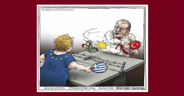 &laquo;&Mu;&alpha;&chi;&eta;&tau;&iota;&kappa;ή &alpha;&lambda;&lambda;&eta;&lambda;&epsilon;&gamma;&gamma;ύ&eta; &tau;&omega;&nu; &lambda;&alpha;ώ&nu; &epsilon;&nu;ά&nu;&tau;&iota;&alpha; &sigma;&tau;&omicron;&upsilon;&sigmaf; &kappa;&omicron;&iota;&nu;&omicron;ύ&sigmaf; &epsilon;&chi;&theta;&rho;&omicron;ύ&sigmaf; &tau;&omicron;&upsilon;&sigmaf;&raquo;